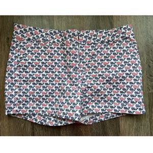 Vineyard vines whale flag shorts, girls size 14